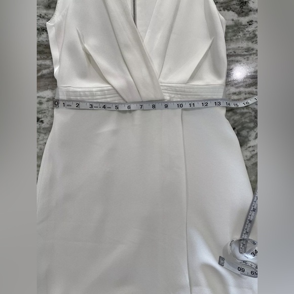 Dion Lee PIVOT DRAPE MINI DRESS Ivory Beach Wedding Elegant Dress - Picture 15 of 15